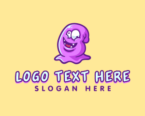 Slime Monster Creature logo