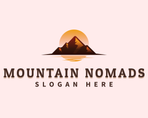 Sun Mountain Adventure logo design