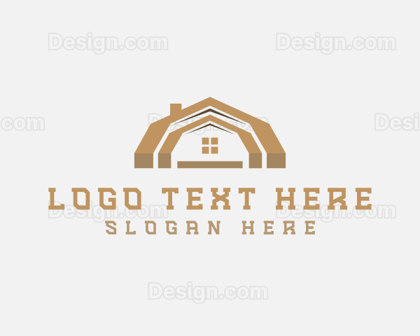 House Roof Property Renovation Logo