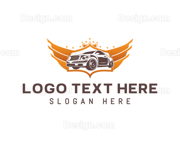 Luxury Car Wings Logo