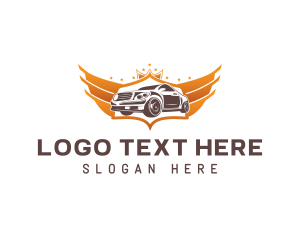 Luxury Car Wings Logo