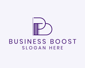 Modern Design Business Letter B logo design