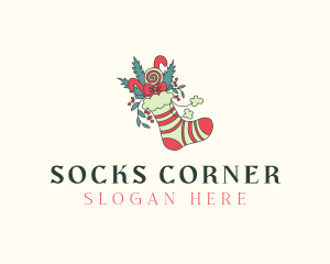 Holiday Christmas Sock  logo