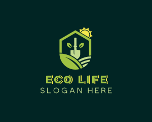 Shovel Eco Landscaping logo design