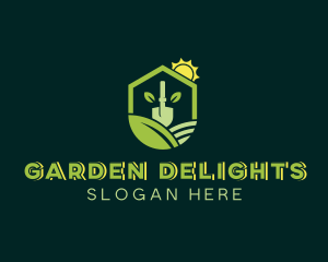 Shovel Eco Landscaping logo design