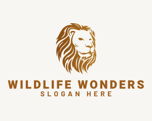 Animal Lion Wildlife logo