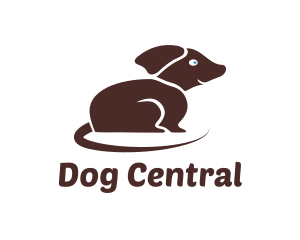 Brown Small Dog logo design