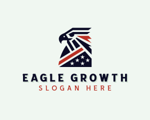 USA Eagle Patriotic logo design