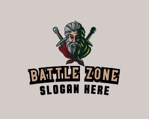 Warrior Swordsman Gaming logo