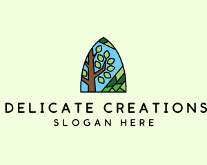 Nature Tree Mosaic  logo design