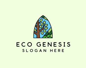 Nature Tree Mosaic  logo design