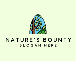 Nature Tree Mosaic  logo design