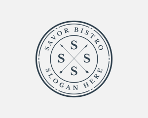 Fashion Hipster Arrow Apparel logo design