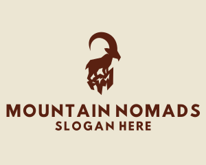 Wild Mountain Goat  logo design