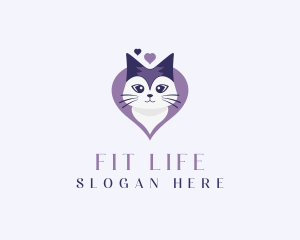 Heart Cat Pet Shop logo
