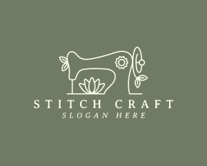 Floral Sewing Machine logo