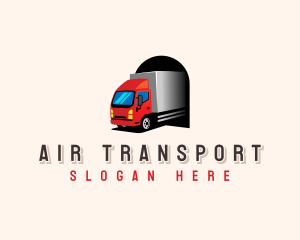 Truck Transport Delivery logo design