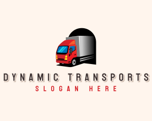 Truck Transport Delivery logo design