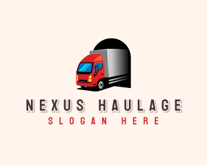 Truck Transport Delivery logo design