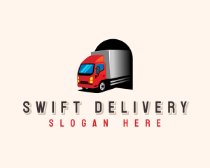 Truck Transport Delivery logo design