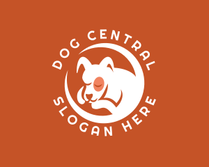 Dog Sleeping Shelter logo design