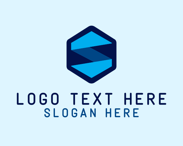 Ribbon logo example 4