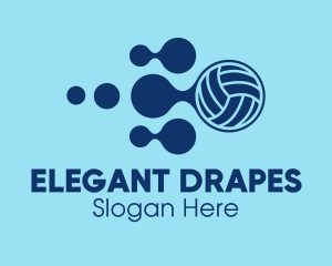 Volleyball Sports Equipment Logo