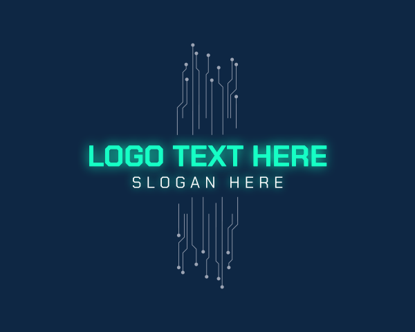 Technological logo example 4