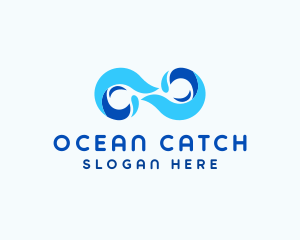 Ocean Wave Infinity logo design