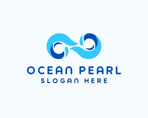 Ocean Wave Infinity logo design