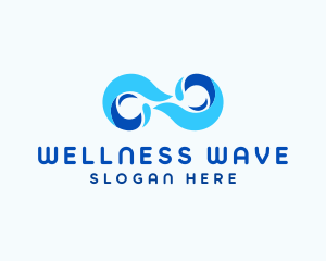 Ocean Wave Infinity logo design