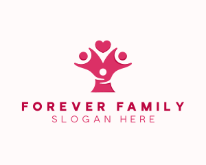 Heart Family Childcare logo design