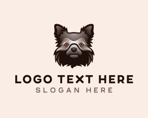 Yorkshire Terrier Dog logo design