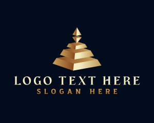 Luxury Pyramid Architecture logo