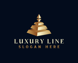 Luxury Pyramid Architecture logo design