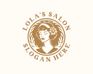 Female Makeup Salon logo design