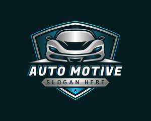 Auto Vehicle Car Racing logo design