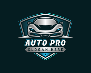 Auto Vehicle Car Racing logo design