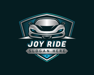 Auto Vehicle Car Racing logo design