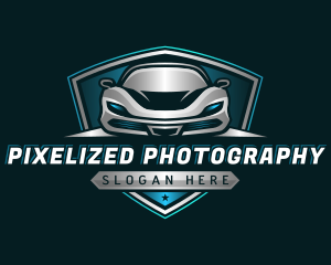 Auto Vehicle Car Racing logo design