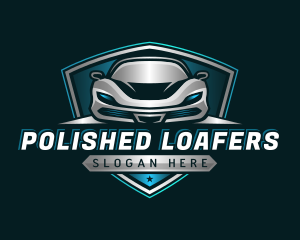 Auto Vehicle Car Racing logo design