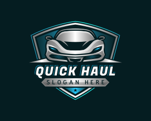 Auto Vehicle Car Racing logo design