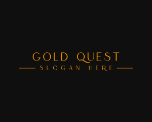 Premium Luxury Gold logo design