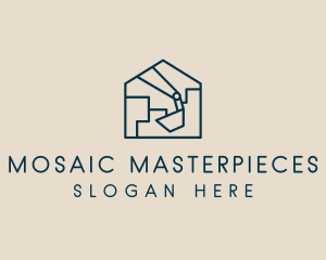 Construction House Excavation logo design