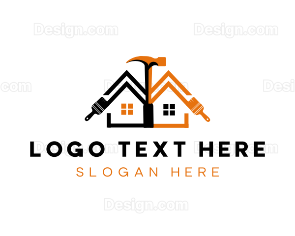 House Renovation Construction Logo