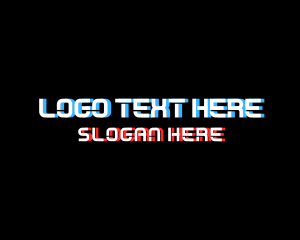 Tech Glitch Wordmark logo