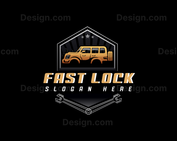 Luxury Car Garage Logo