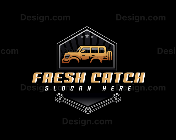 Luxury Car Garage Logo