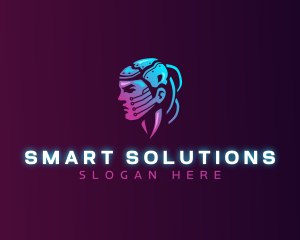 Cyber Artificial Intelligence logo design