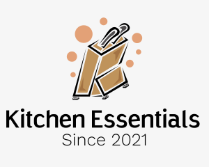 Cooking Kitchen Knives logo design